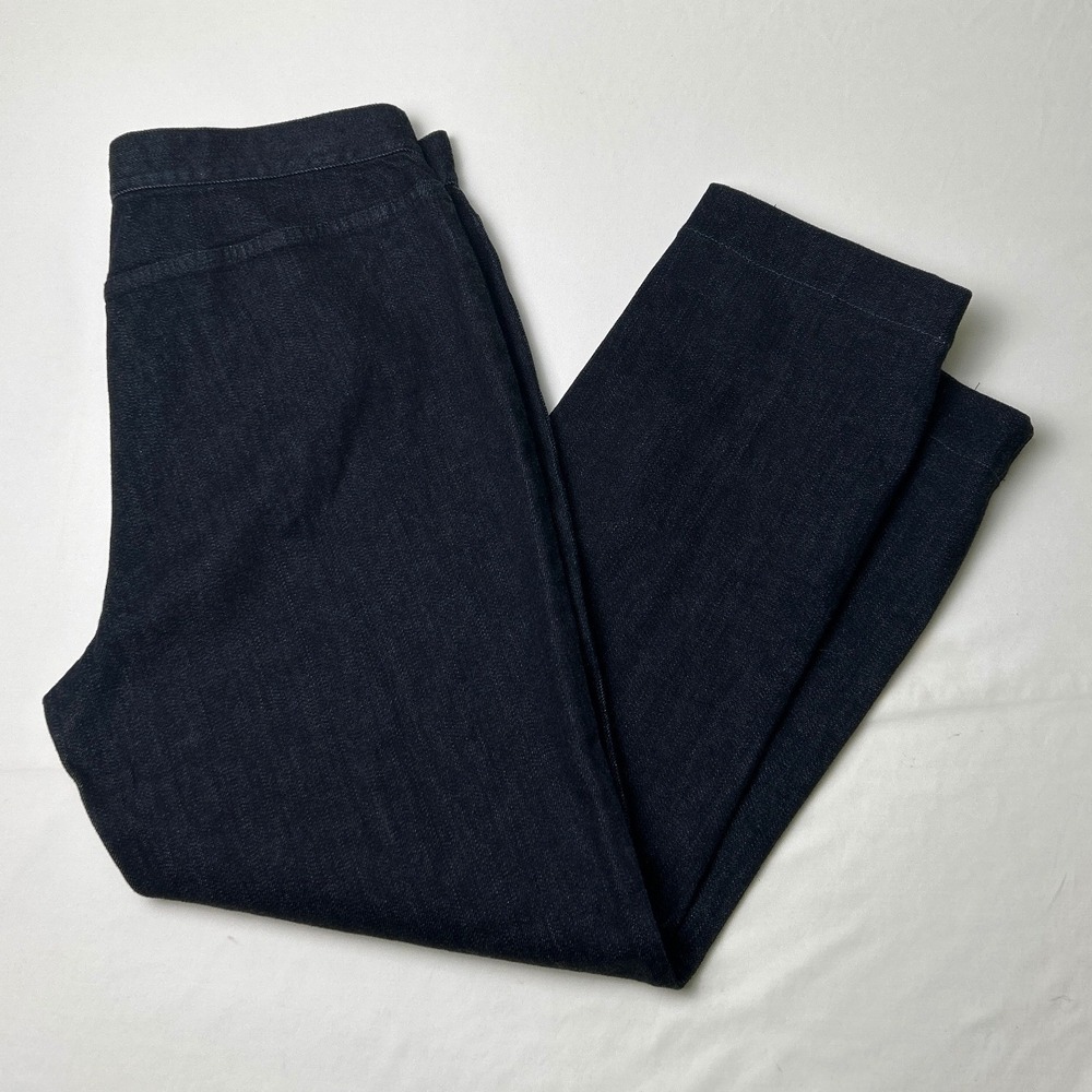Lauren Ralph Lauren Womens High Rise Straight Leg Dark Wash Jeans Size 8 Short